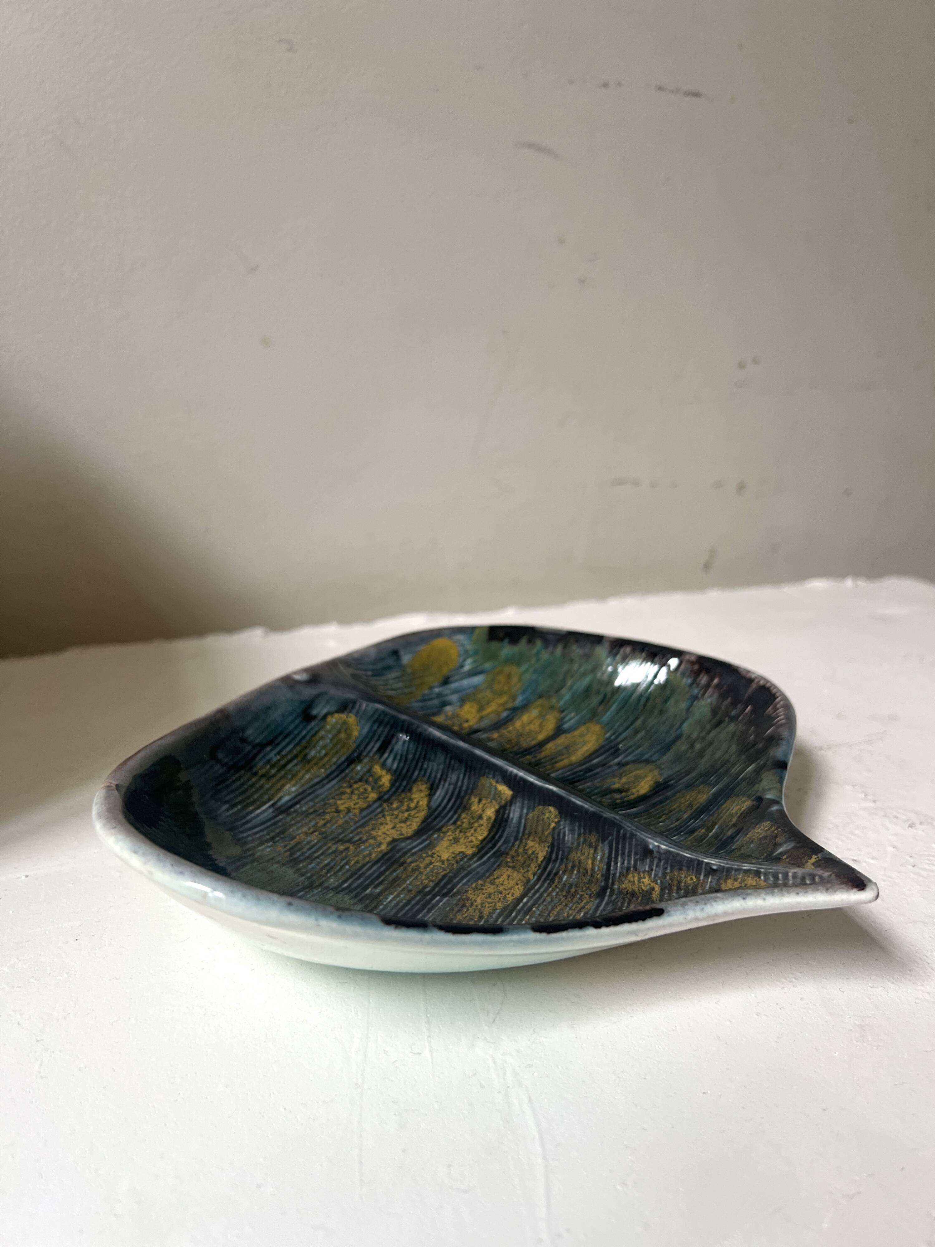 Enamelled ceramic pocket bowl – Vallauris / 1950s-70s