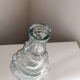 Bouteille pichet en verre poisson carpe vintage