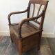 Pierced chair XIX in walnut