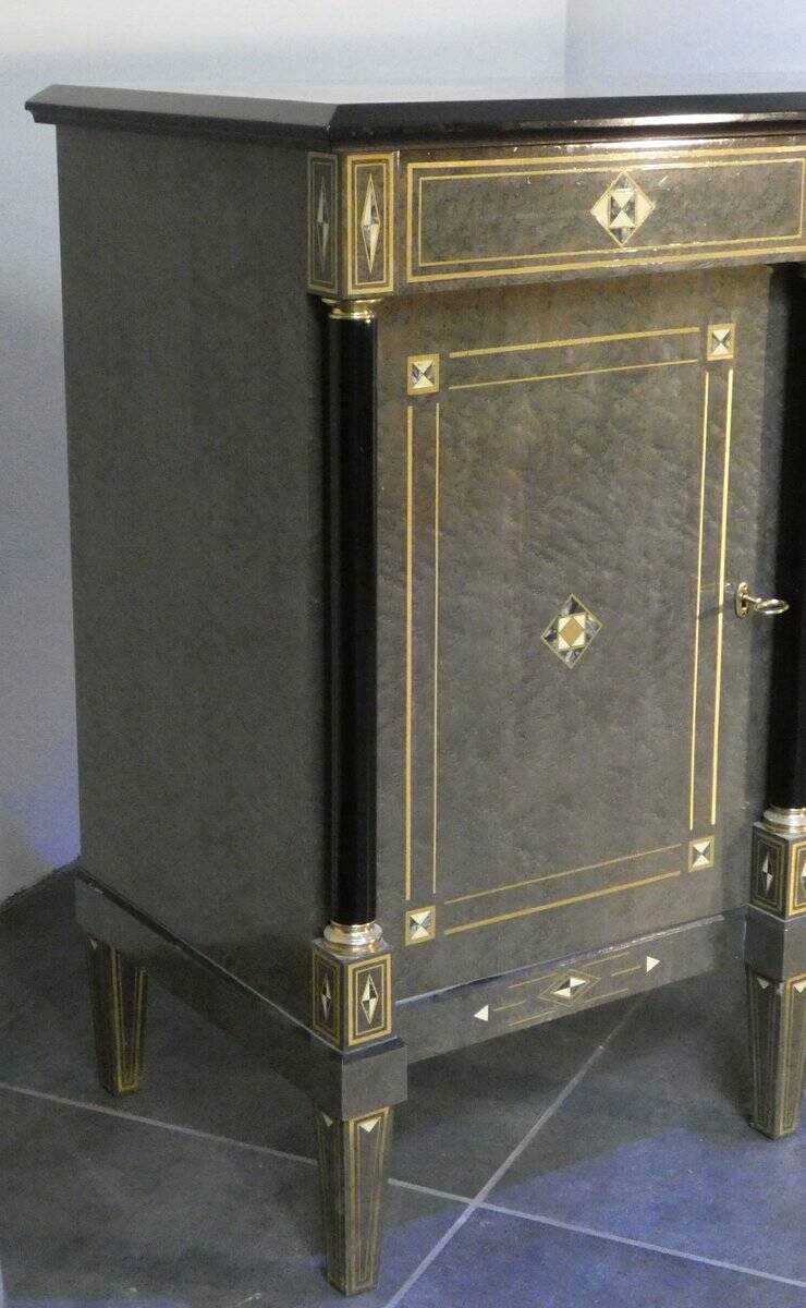 Louis XVI Style Hollywood Regency Sideboard, France, 1980s
