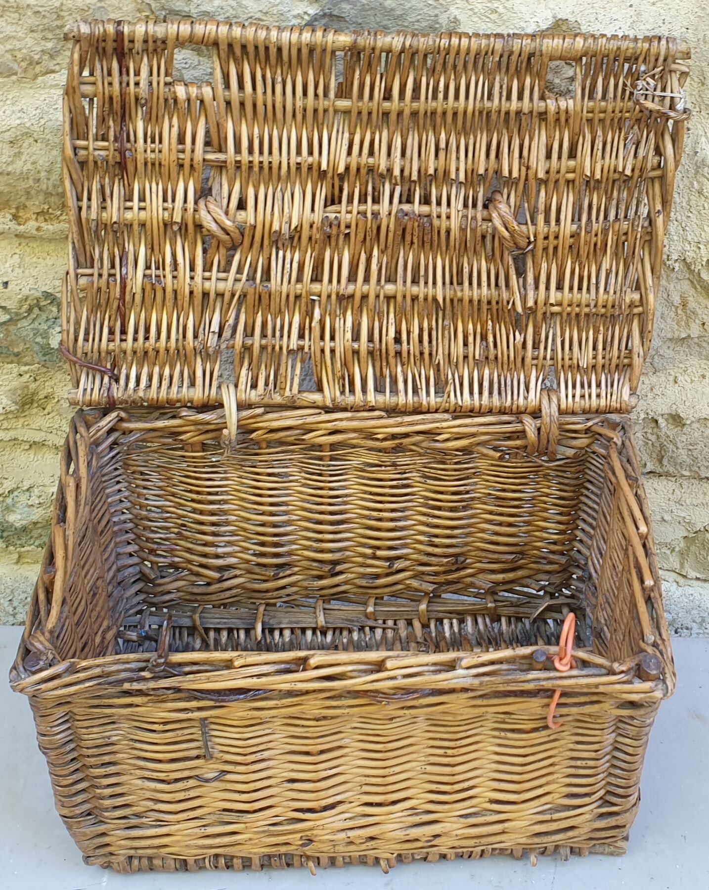 Very old briefcase - wicker meal