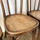 Set of 4 bistro chairs in curved wood of beech Luterma 30s