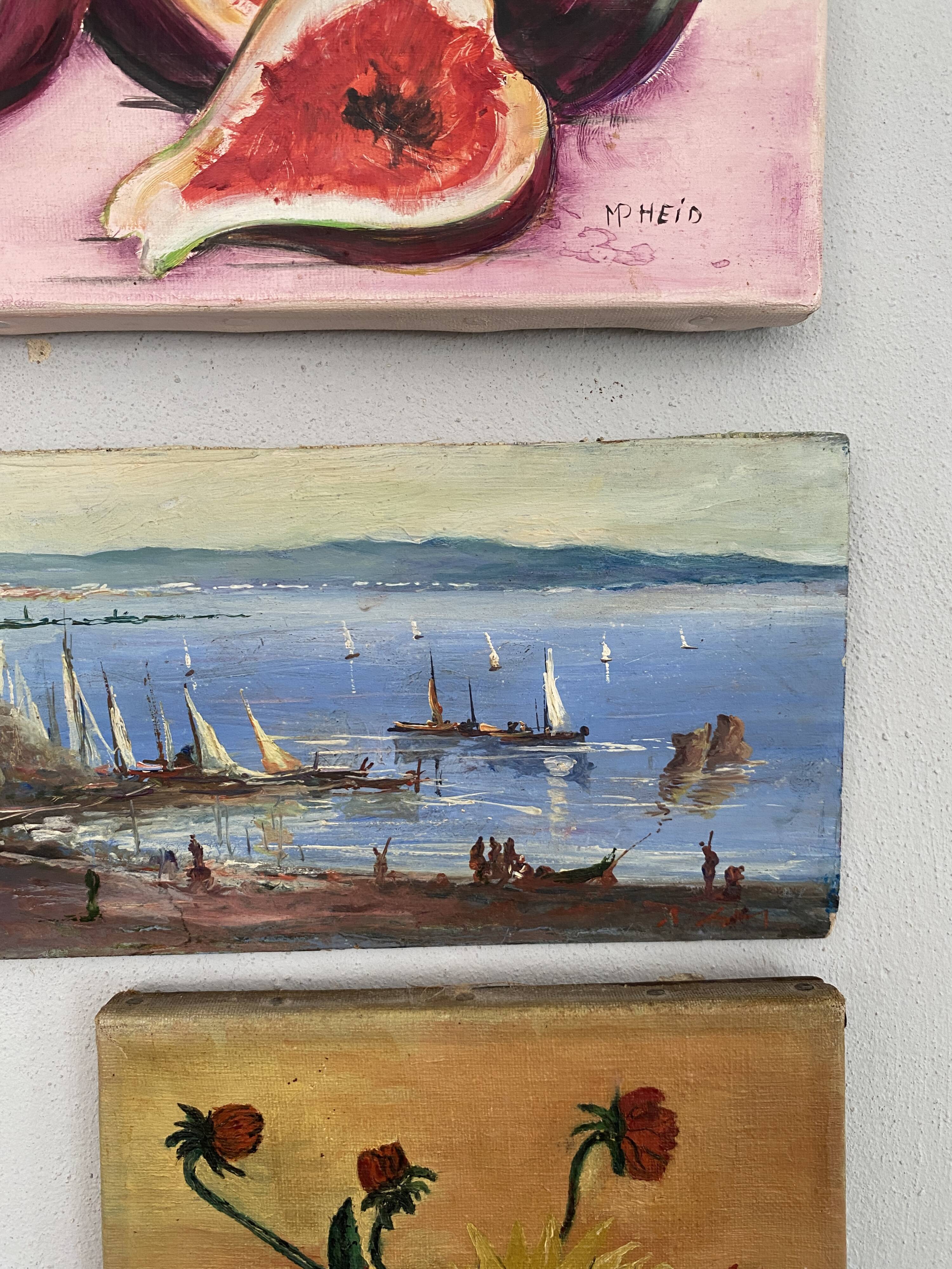 Italian seaside painting