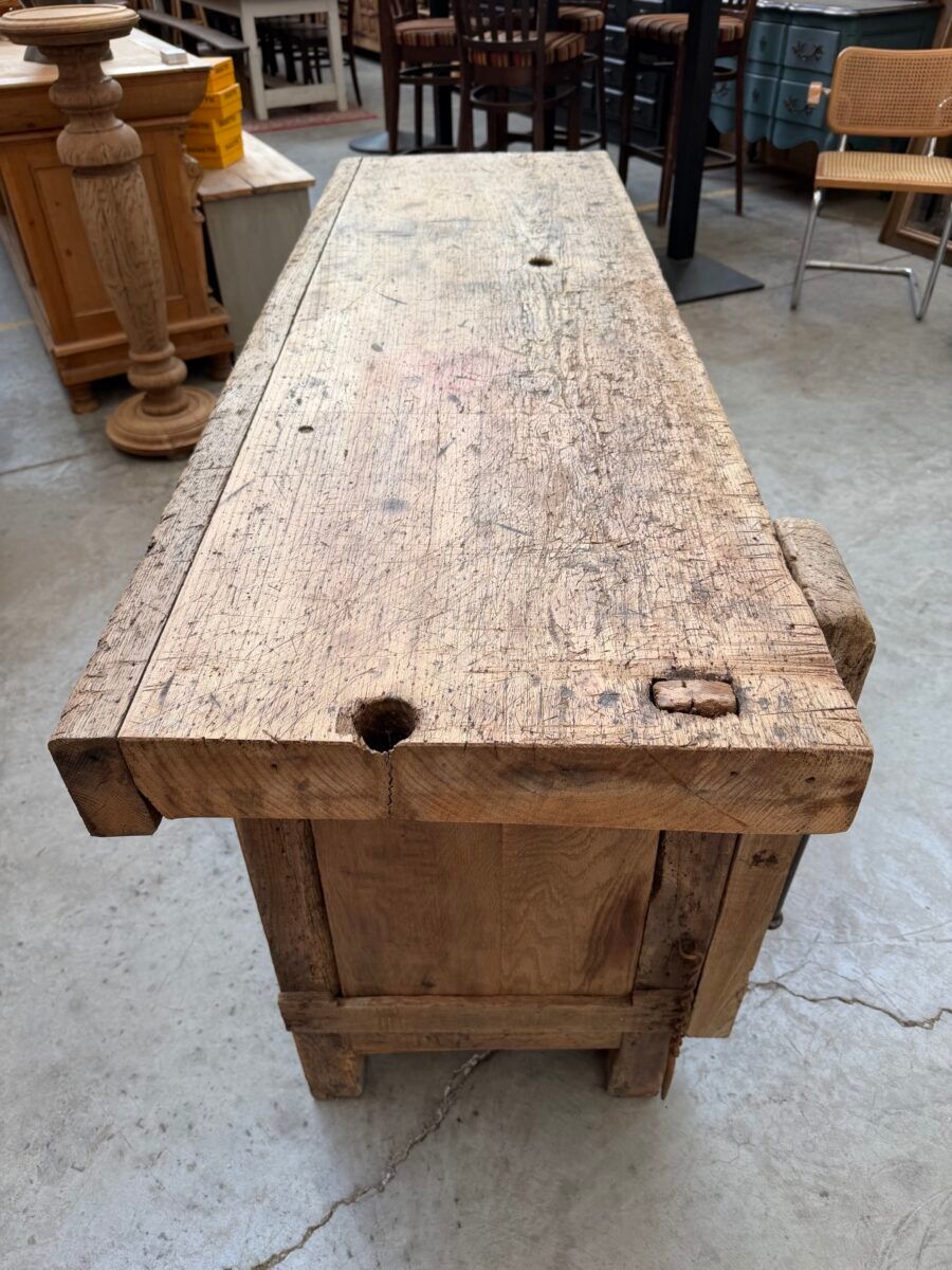 Oak desk from the early 20th century.