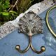 Set of bathroom hooks in Louis XV baroque style.