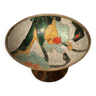 Japanese art nouveau golden cup