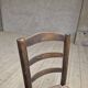 Pair of rustic country mountain straw chairs, old 1950s