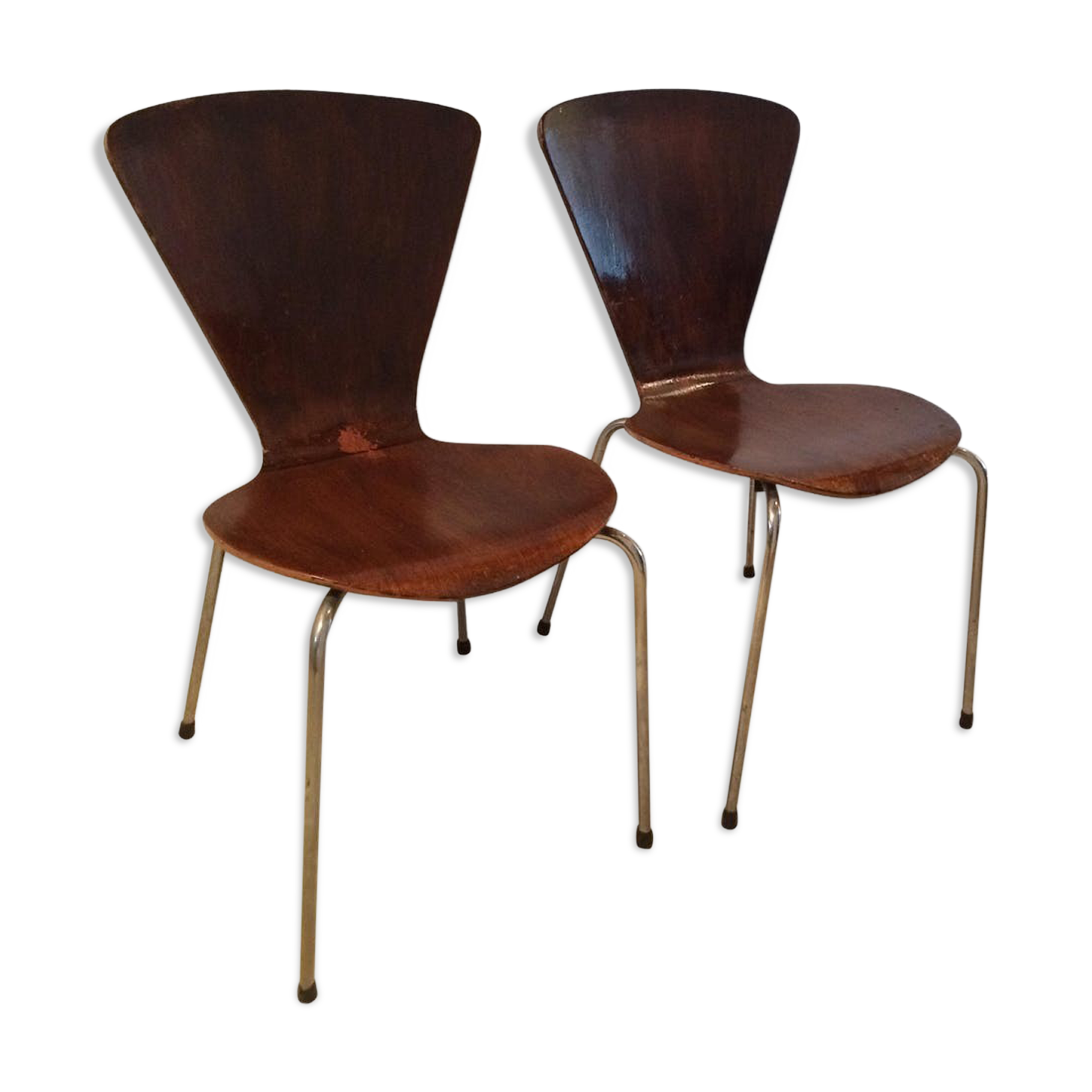 Pair of chairs 50s