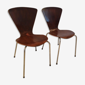 Pair of chairs 50s