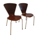 Paire de chaises années 50
