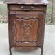 Renaissance chest of drawers in solid dark oak wood