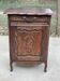 Renaissance chest of drawers in solid dark oak wood