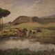 Great French painting landscape from the 20th century