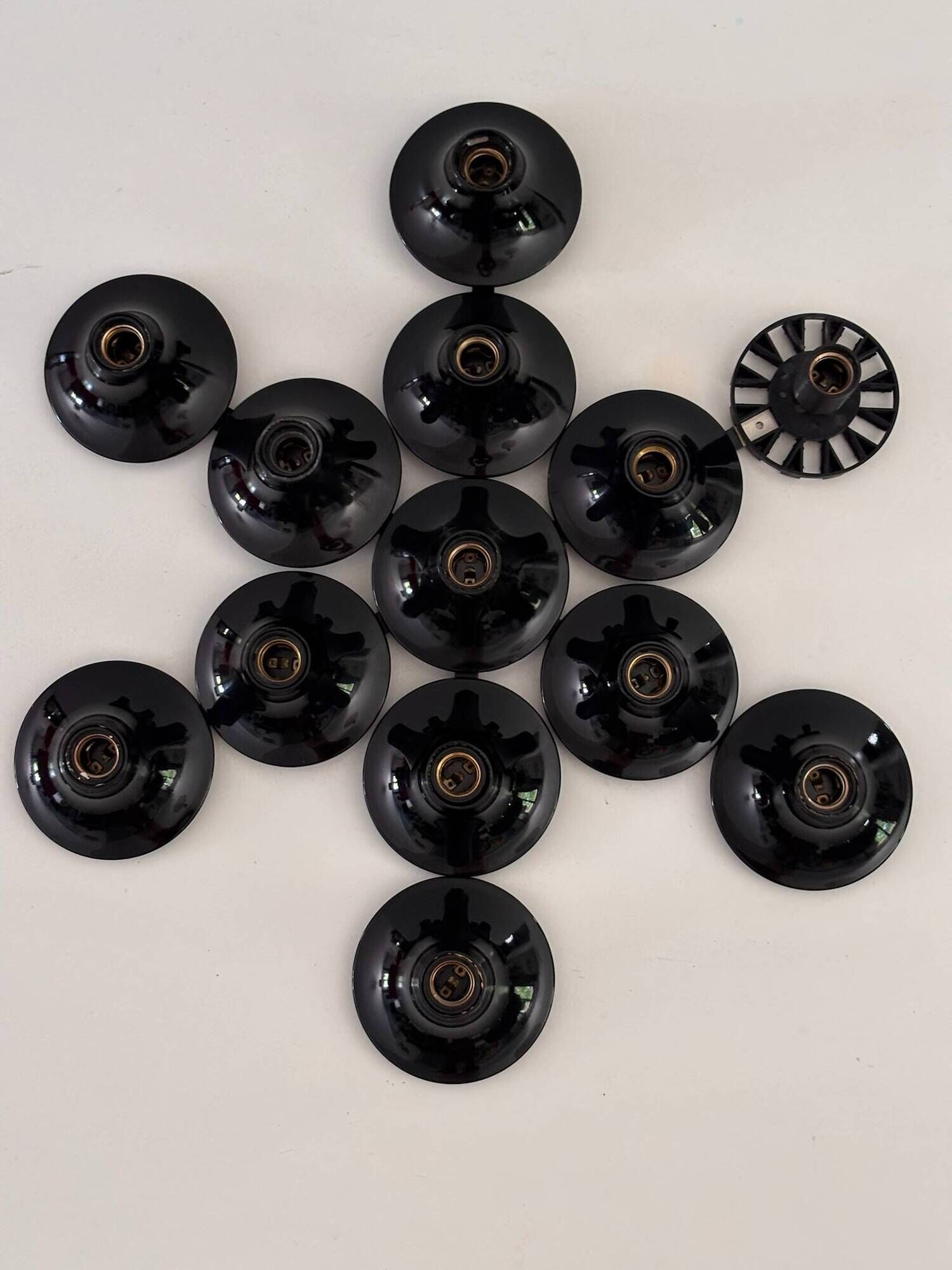Composition of 13 Teti Wall Lights by Vico Magistretti for Artemide 1970 ABS