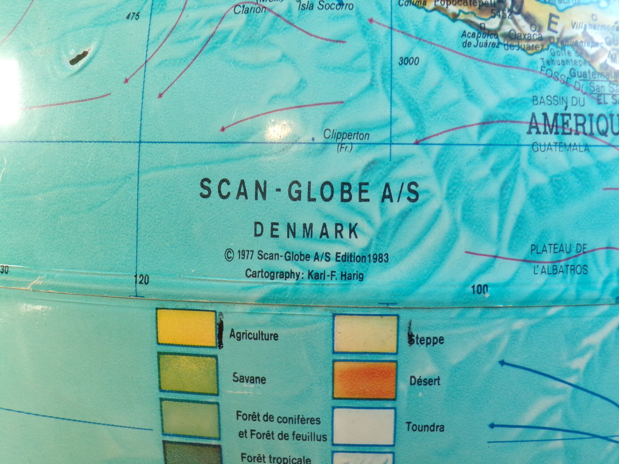 Globe Luminous Scan-globe 1977