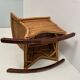 Rocking chair en rotin