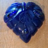 Cobalt blue leaf cup