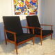 Pair of scandinavian armchairs of the years 60