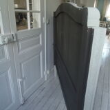 Headboard 160 art deco gray pearl