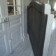 Headboard 160 art deco gray pearl