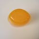 Antique orange & yellow blown glass vase