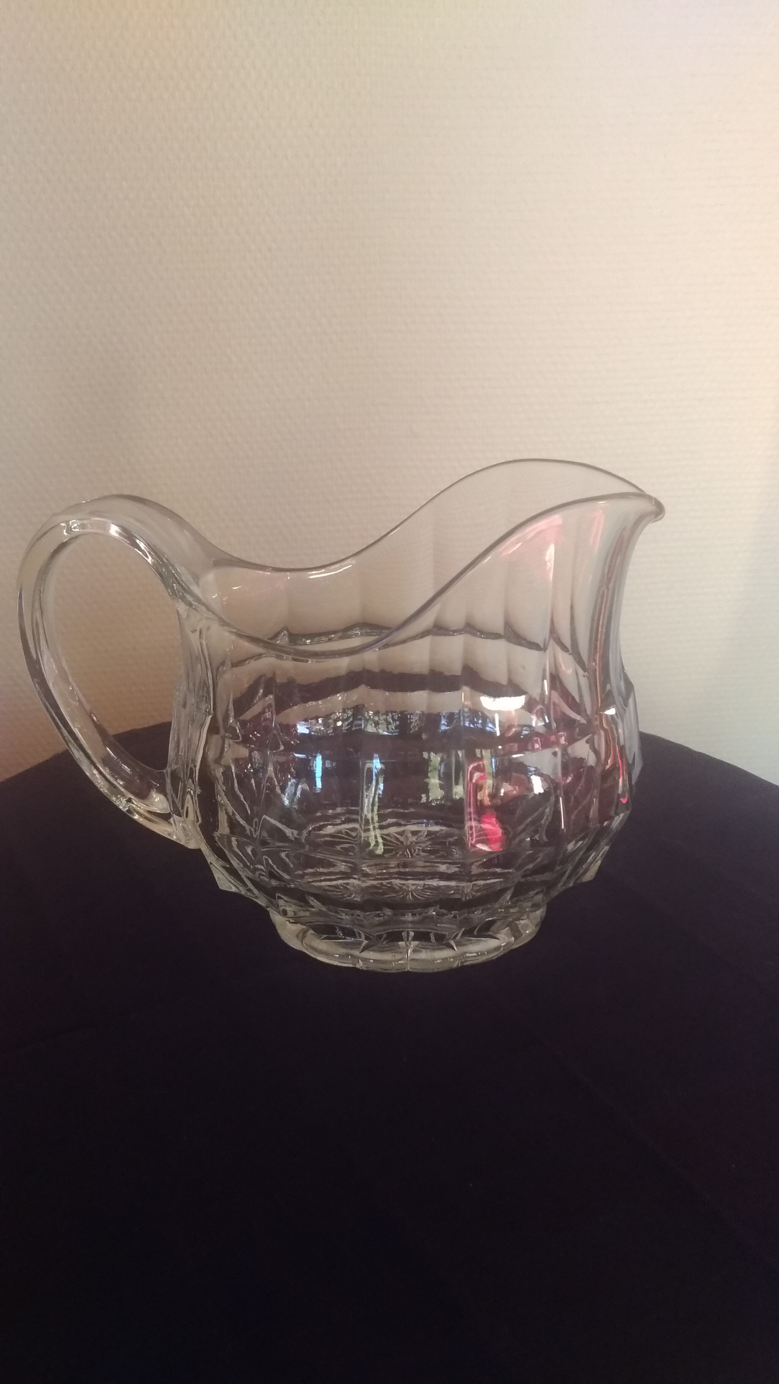 Crystal water pitcher