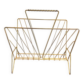 Gilded metal magazine holder