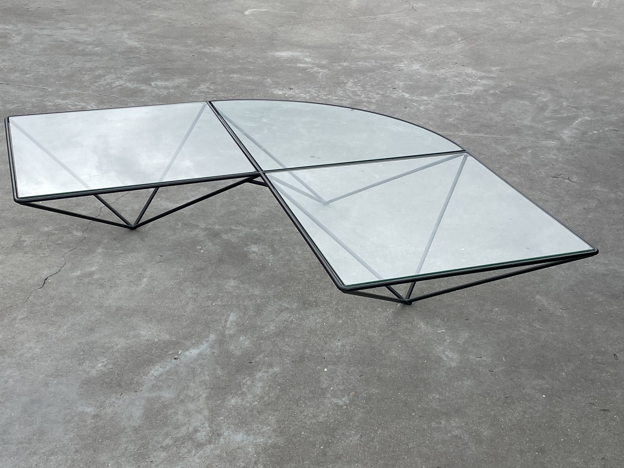 Table basse des années 80