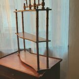 Wall shelf in bamboo-style marisier, late XIXė
