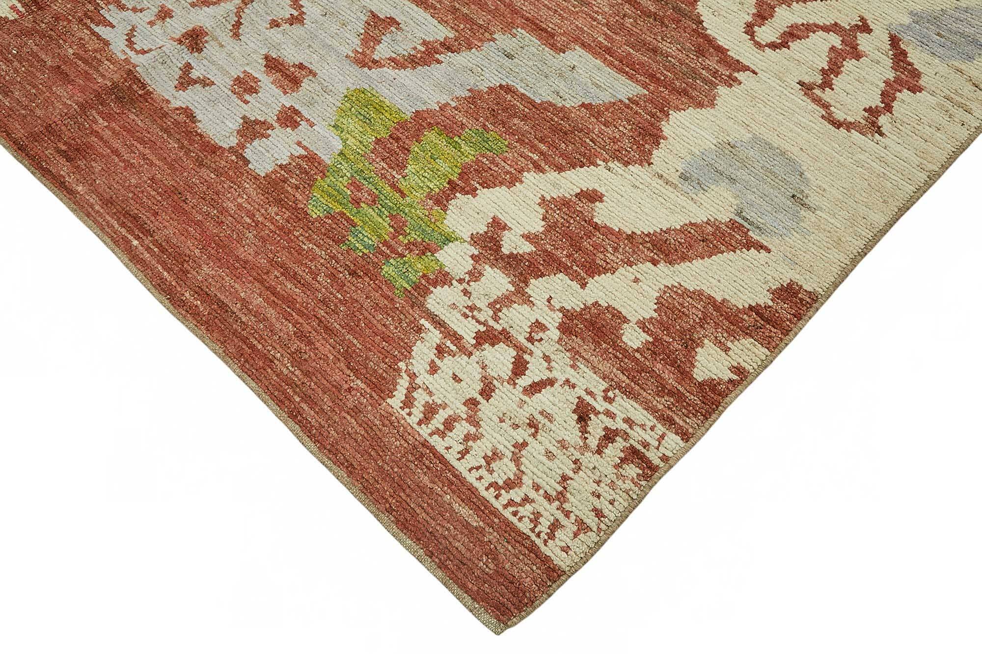 Handmade Turkish One of a Kind 244 cm x 291 cm Multicolor Wool Carpet