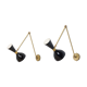 Set of 2 Italian sconces adjustable wall lamps