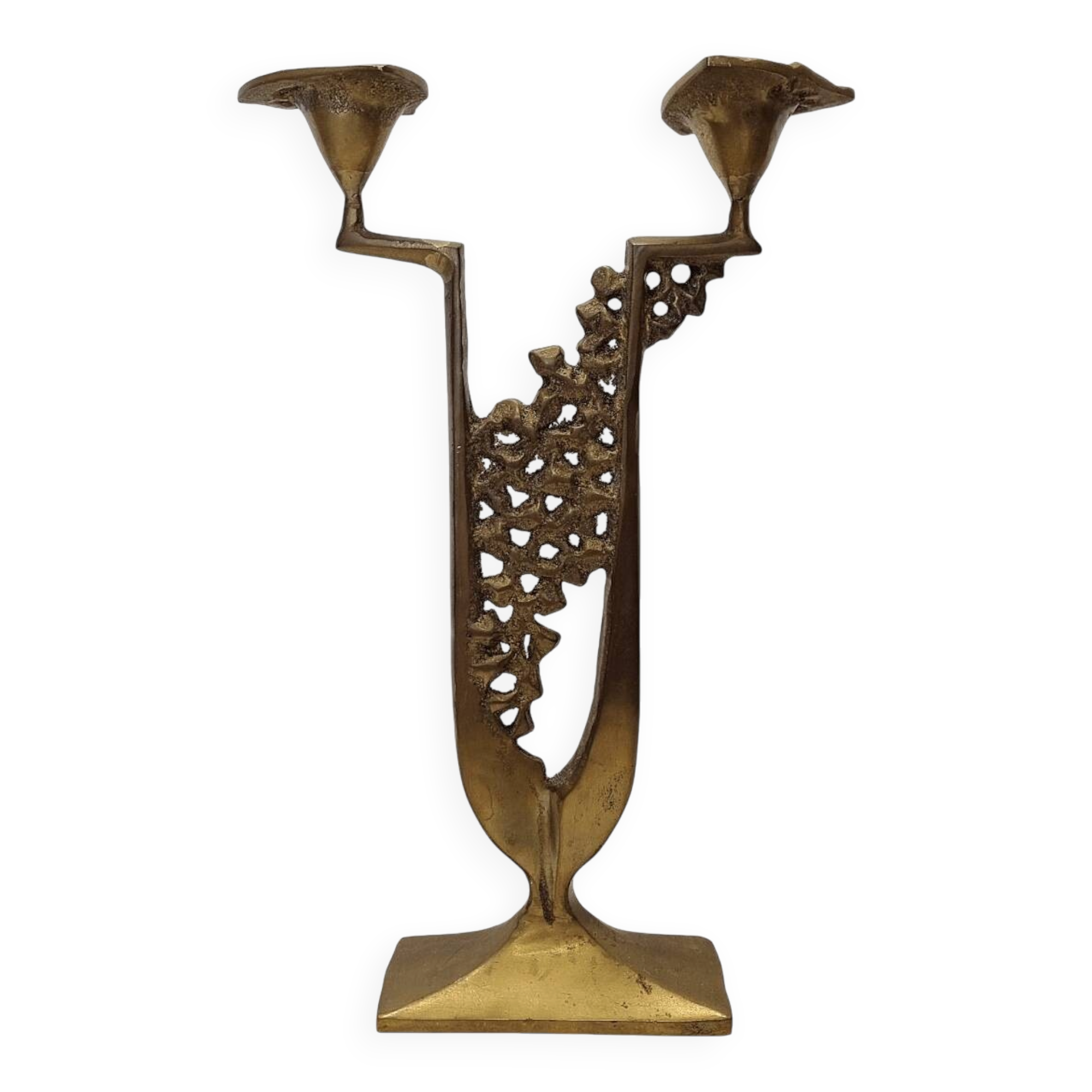 Vintage Brutalist Candlestick By Horst Dalbeck, 1960/70s