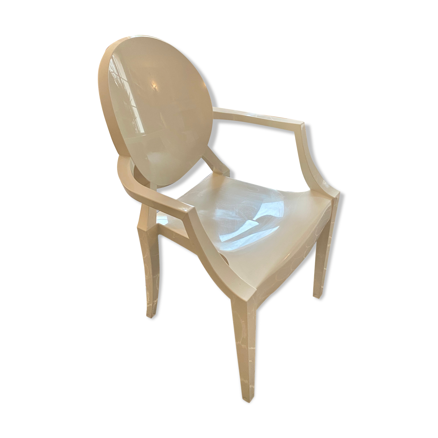 Philippe Starck's Louis Ghost chair for Kartell