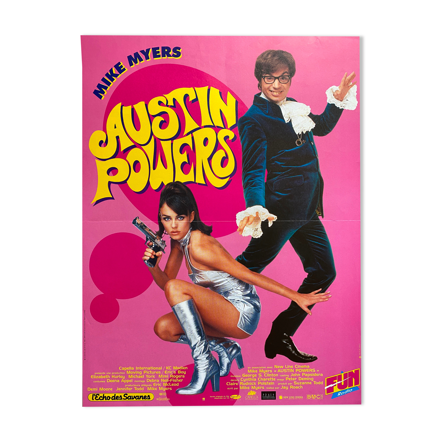Movie poster Austin Powers Mike Myers