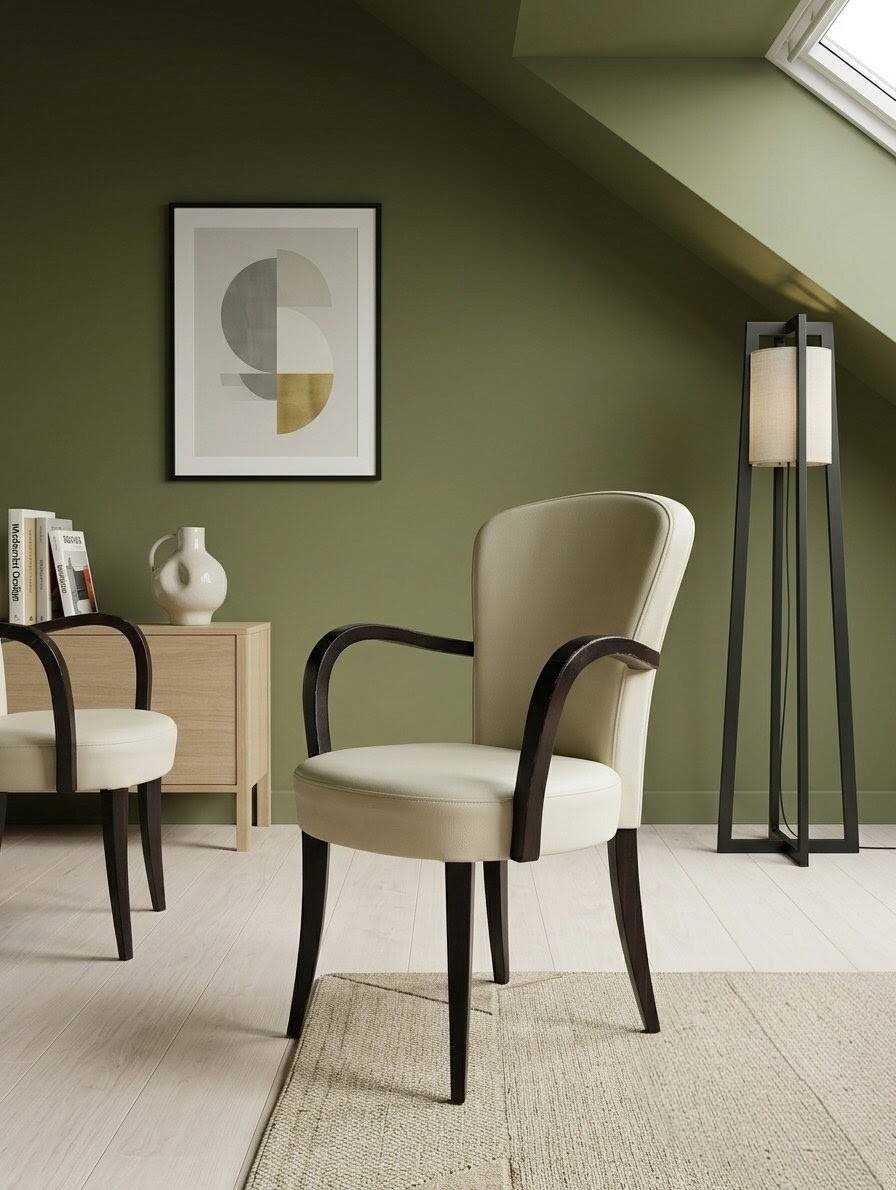Paire de fauteuils Montbel Euforia 00121 en cuir – Made in Italy