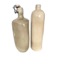 Lot de 2 bouteilles en grès émaillée