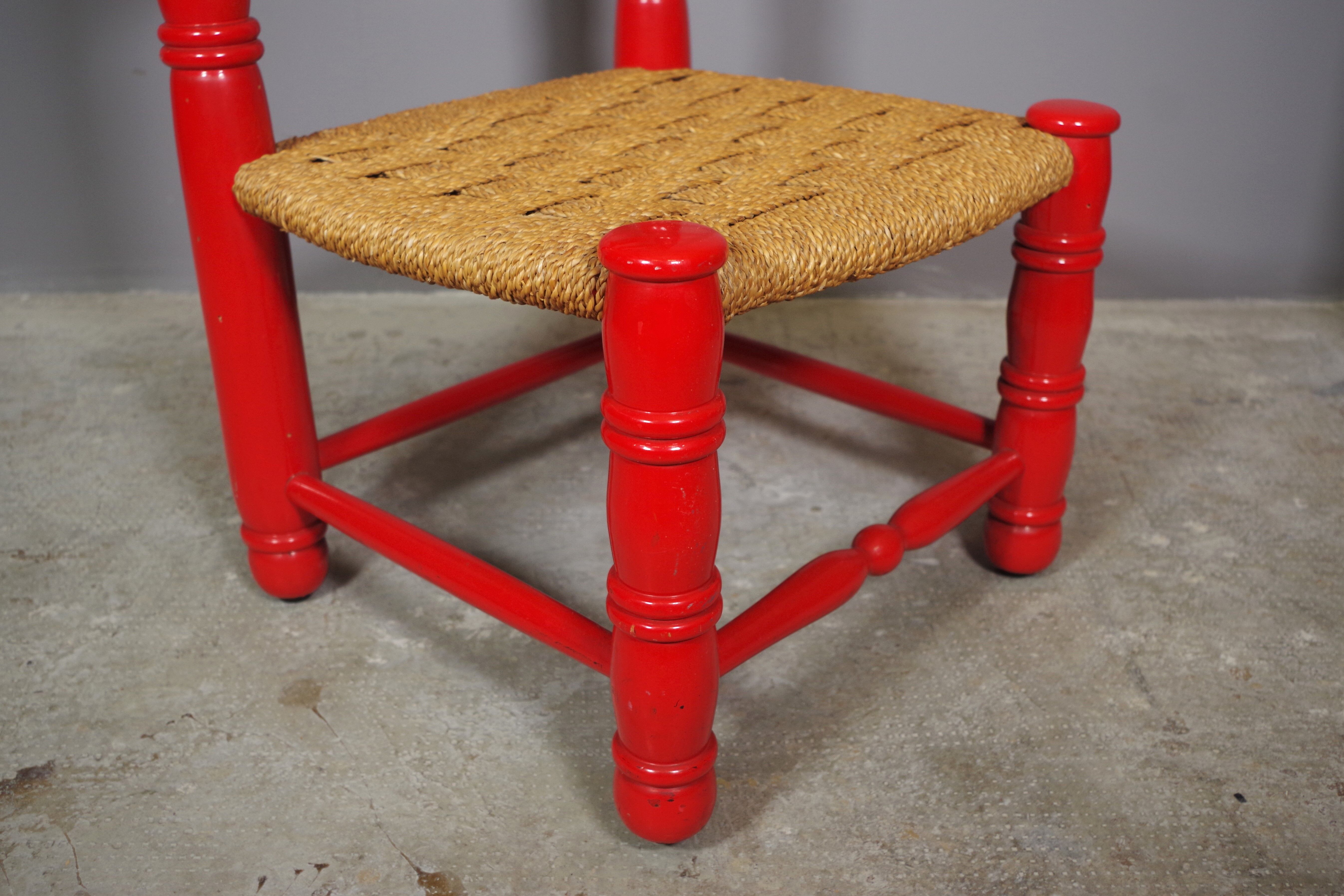 Spanish high chairs, 1940s, set of 2