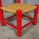 Spanish high chairs, 1940s, set of 2