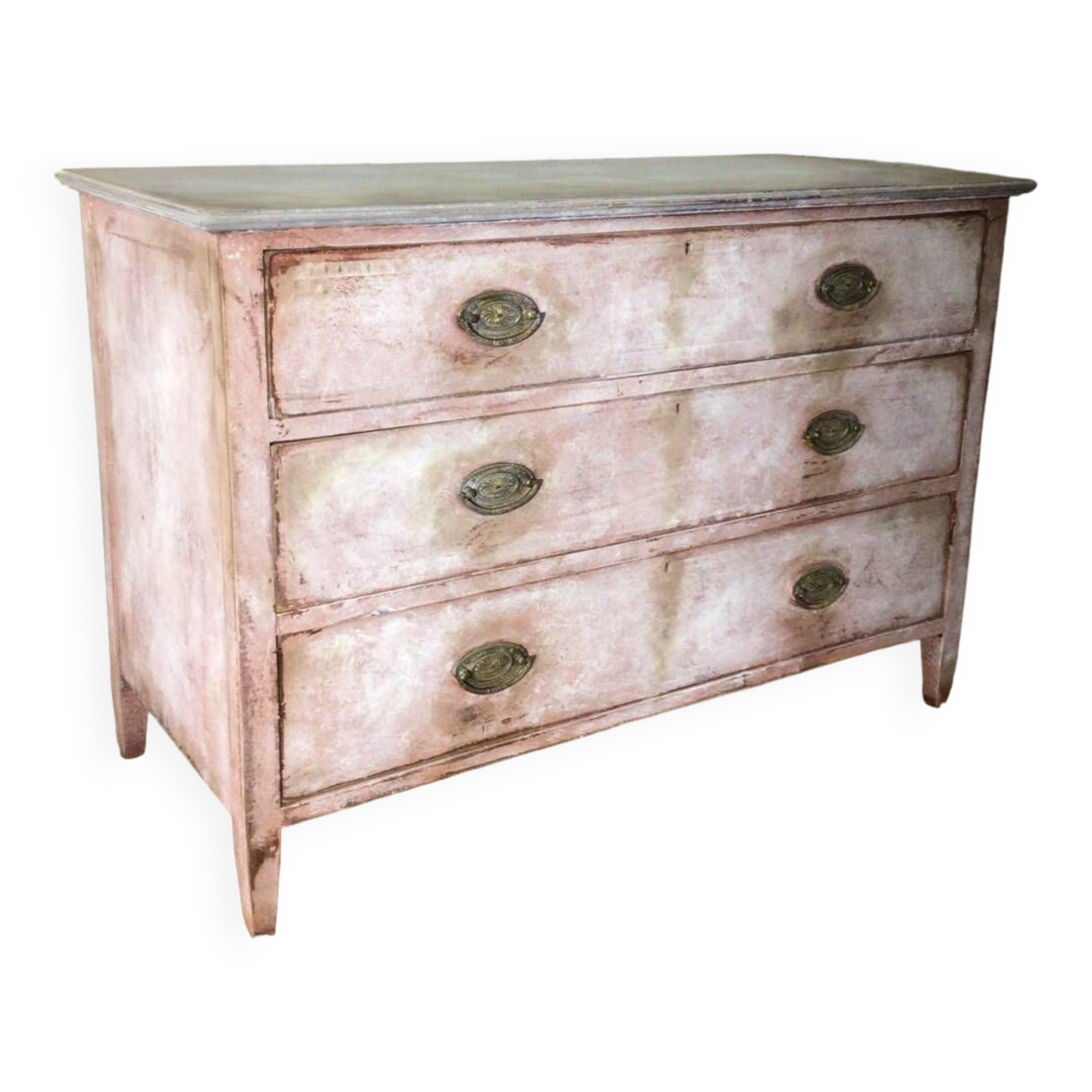 Early 20th century chest of drawers with old-fashioned patina