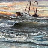 A. Claessens. Seascape. Large format.