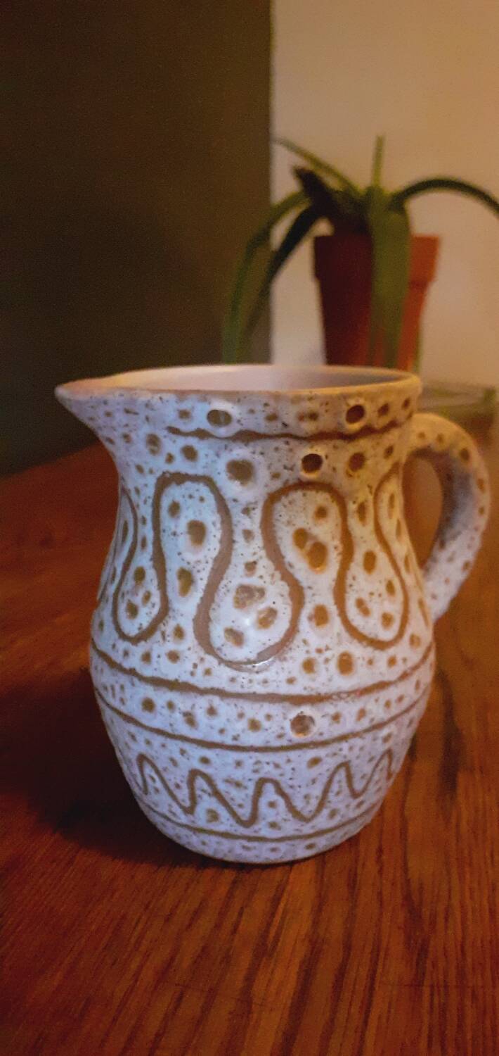 Pitcher year 50/60 ceramic by Jean Austruy (1910-2012) Vallauris