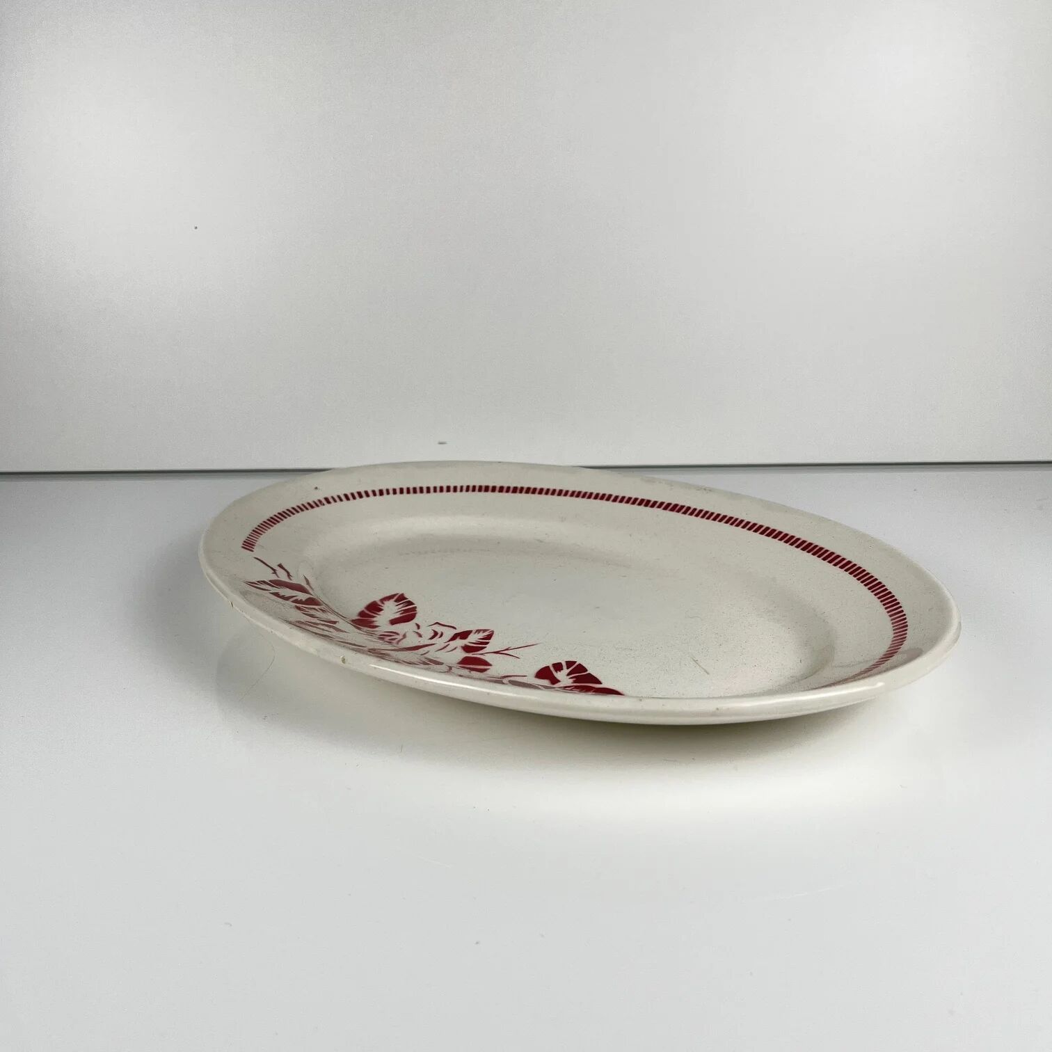 Oval dish Digoin-Sarreguemines "Atlantic", 1950-70