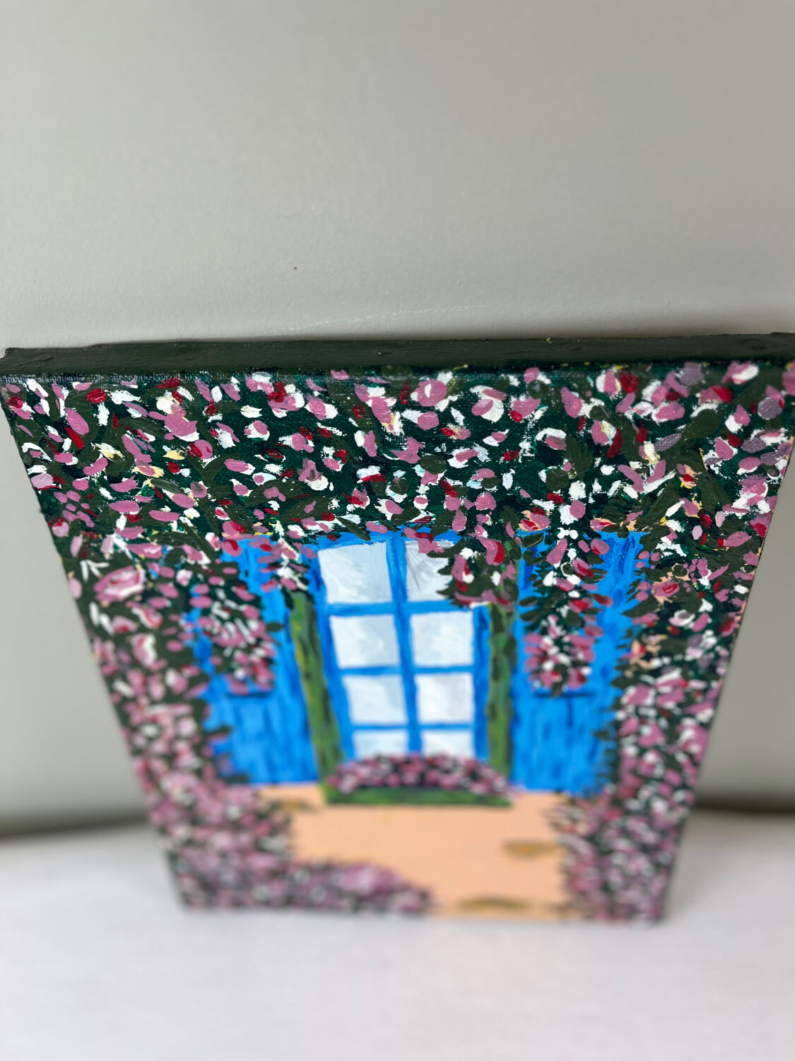 Colored oil painting