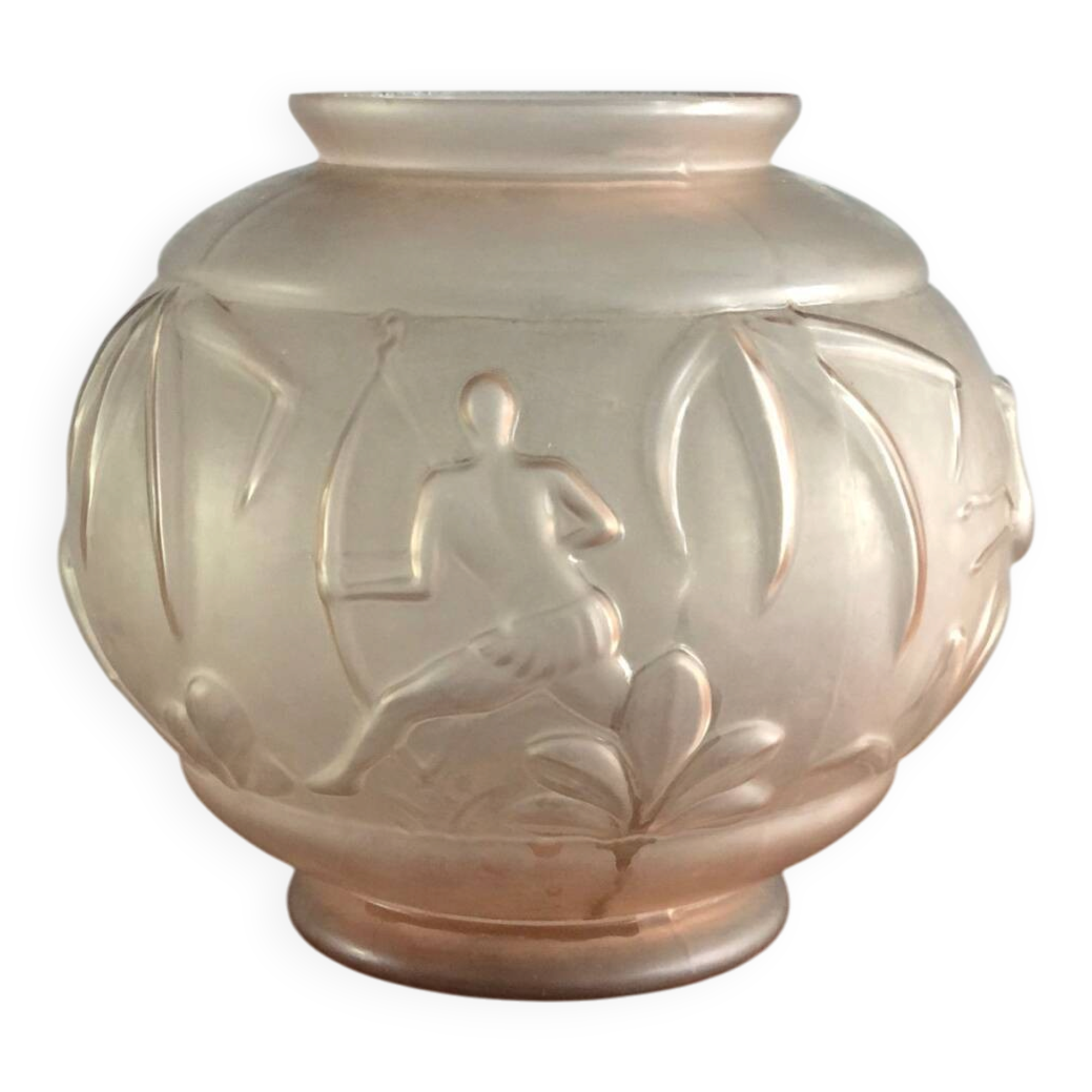 Art Deco round vase