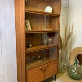 Rattan bookcase