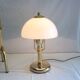 Modernist lamp vintage 70 Murano glass & brass