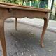 Large Louis XV dining table stripped in solid cherry wood 1970 270cm