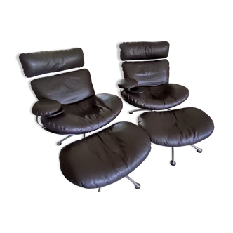 Moon roche bobois swivel chairs