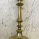 Candle holder / candlestick in golden brass 20s