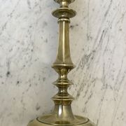 Candle holder / candlestick in golden brass 20s